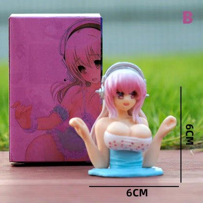 Shaking Chest Girls Car Dashboard Toy